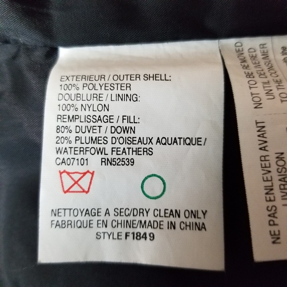 Black Cyclone Down Filled Vest. Size M. - Picture 6 of 7